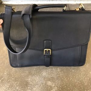 New Coach Leather Briefcase Bag